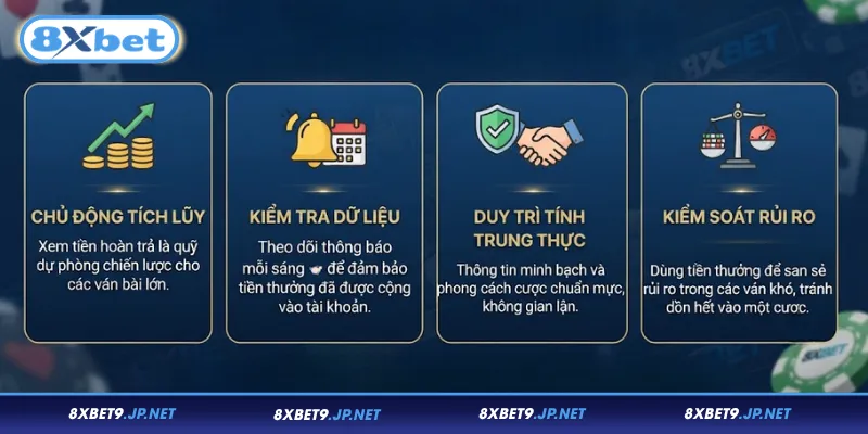Bí quyết sử dụng khuyến mãi game bài 8XBET hợp lý