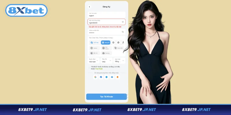 Các sự cố thường gặp trong quá trình đăng ký 8XBET