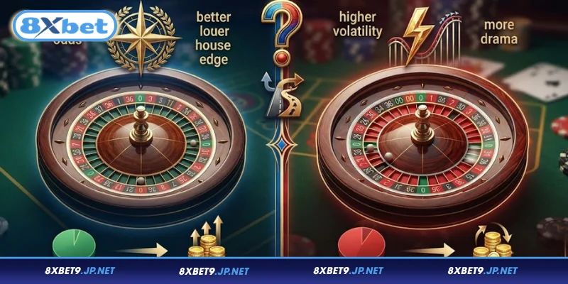 Lựa chọn Roulette châu Âu và châu Mỹ phù hợp